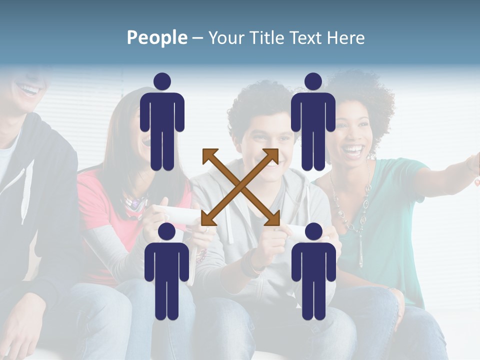 Lifestyle Sofa Party PowerPoint Template