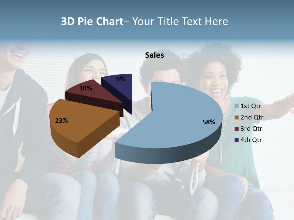 Lifestyle Sofa Party PowerPoint Template