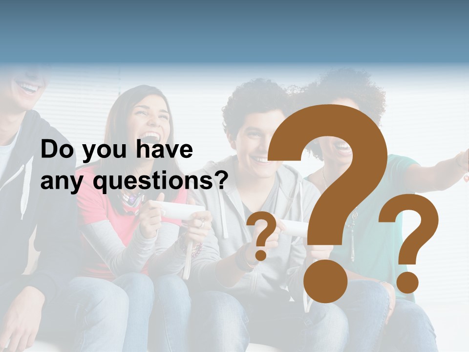 Lifestyle Sofa Party PowerPoint Template