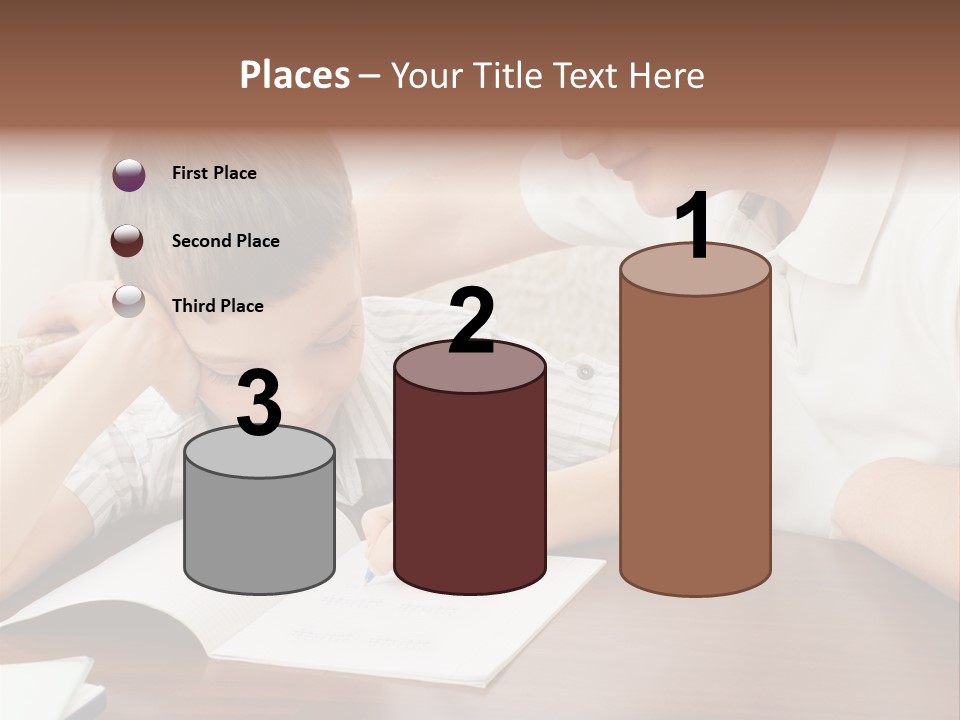 Men Happy Family PowerPoint Template