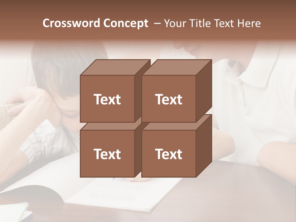 Men Happy Family PowerPoint Template