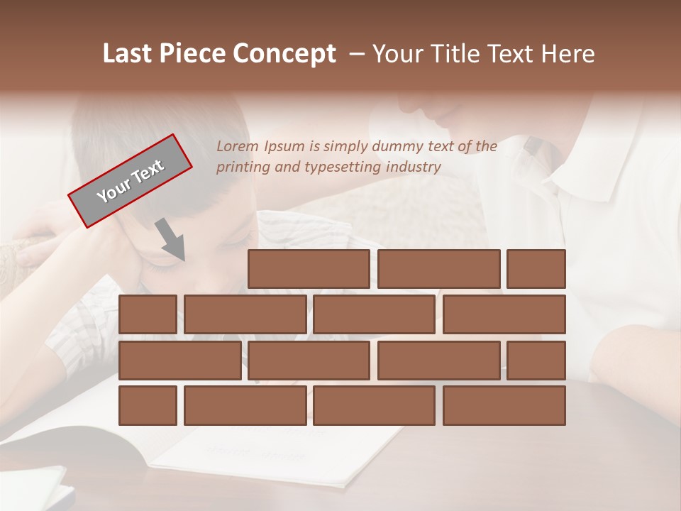 Men Happy Family PowerPoint Template