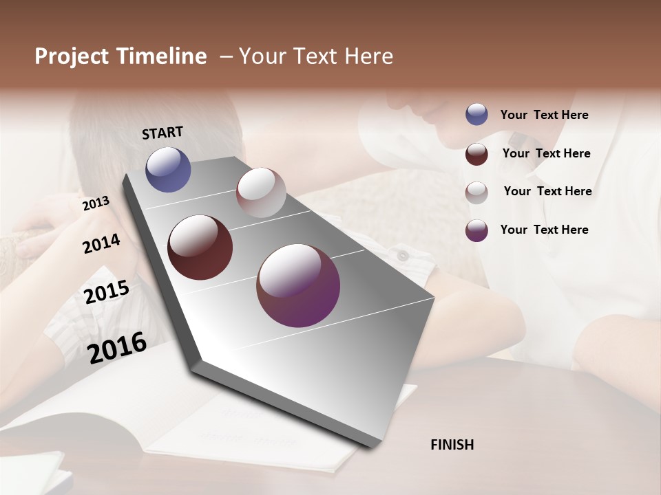 Men Happy Family PowerPoint Template