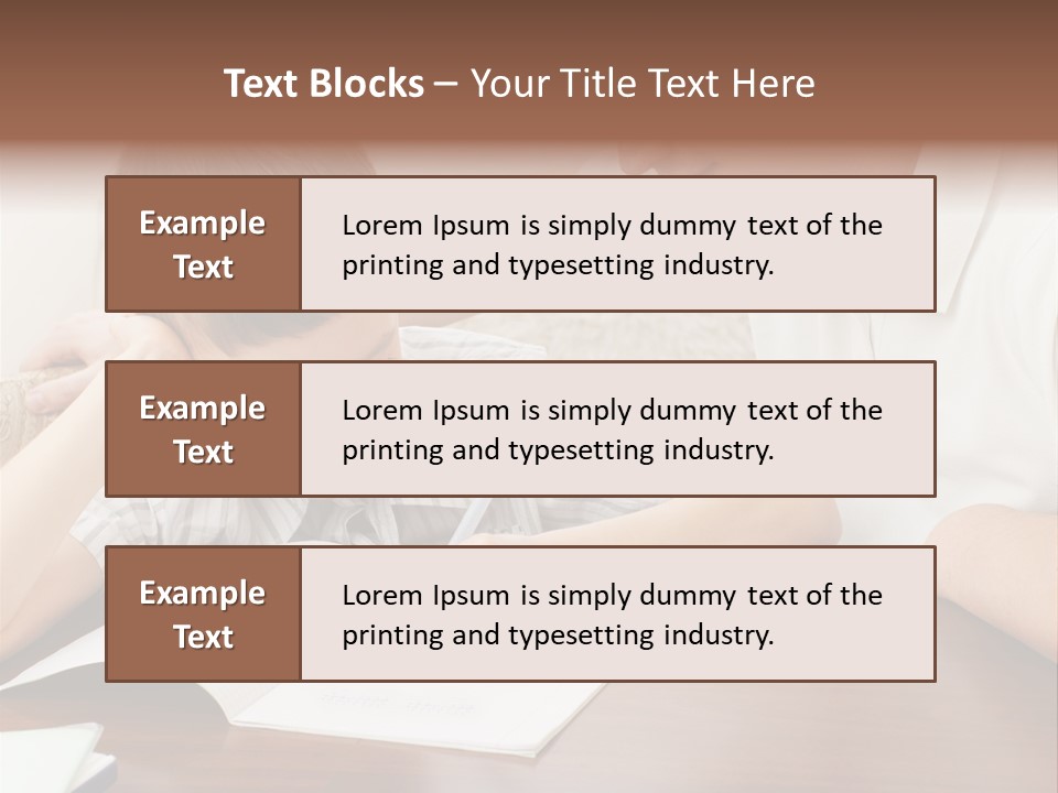 Men Happy Family PowerPoint Template