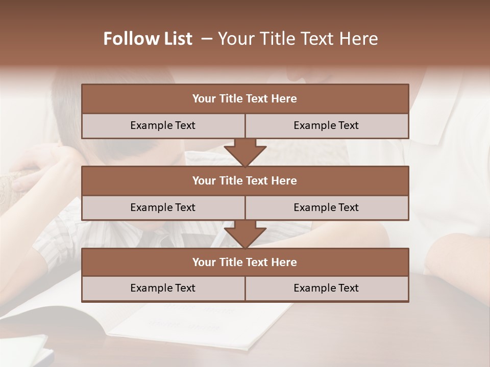 Men Happy Family PowerPoint Template