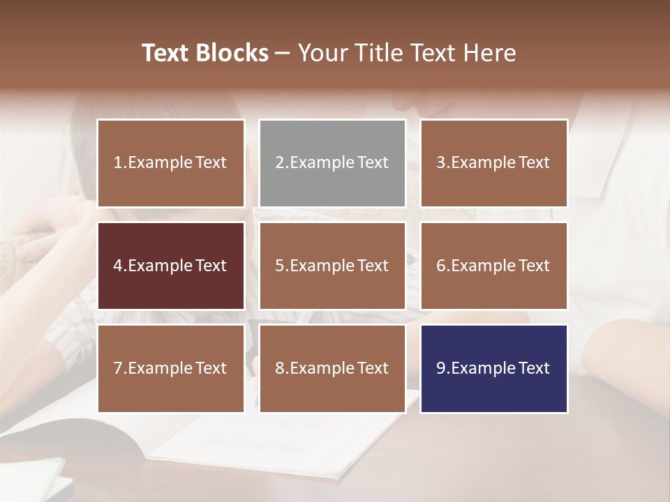 Men Happy Family PowerPoint Template