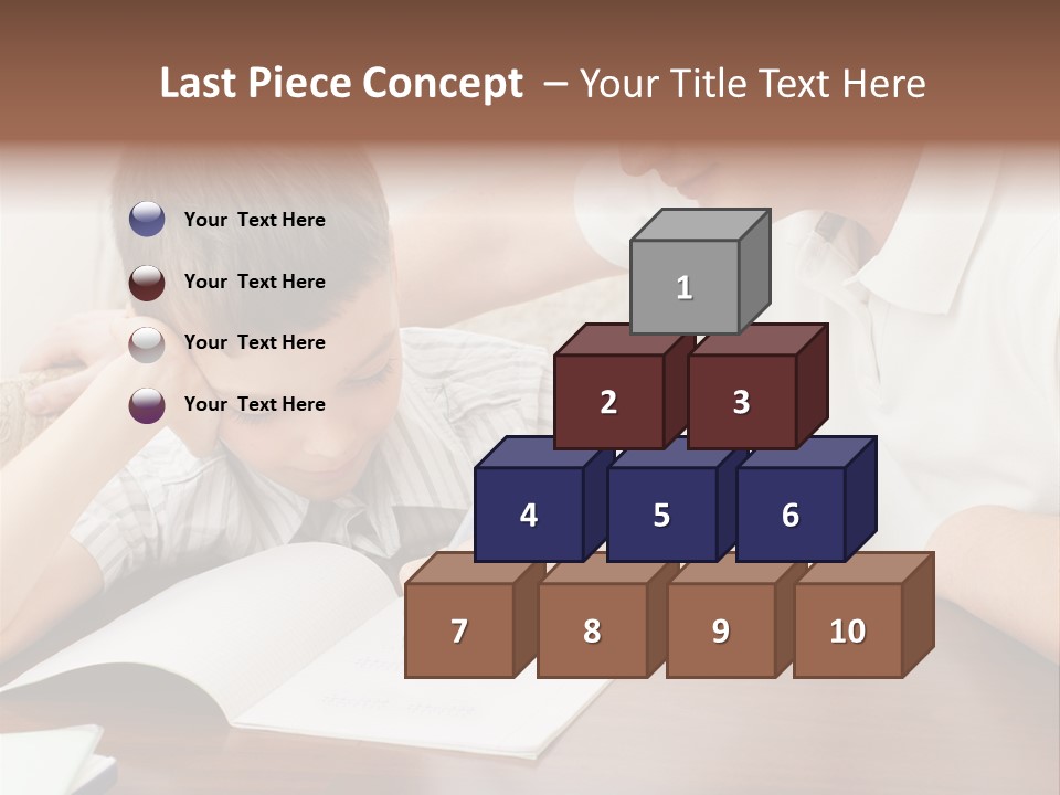 Men Happy Family PowerPoint Template