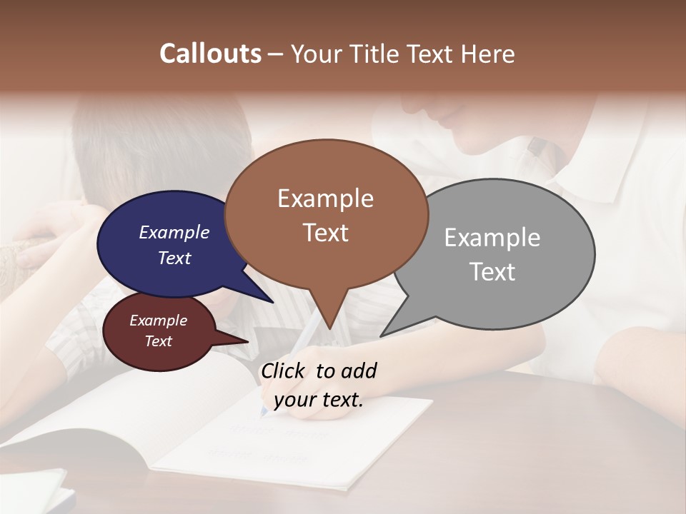 Men Happy Family PowerPoint Template