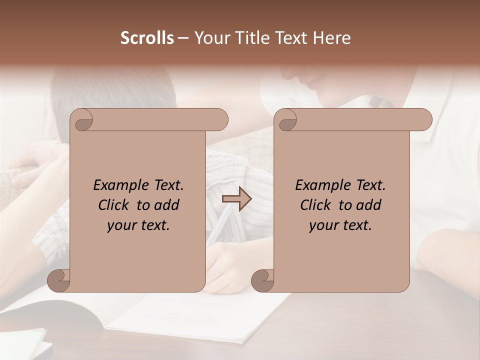 Men Happy Family PowerPoint Template