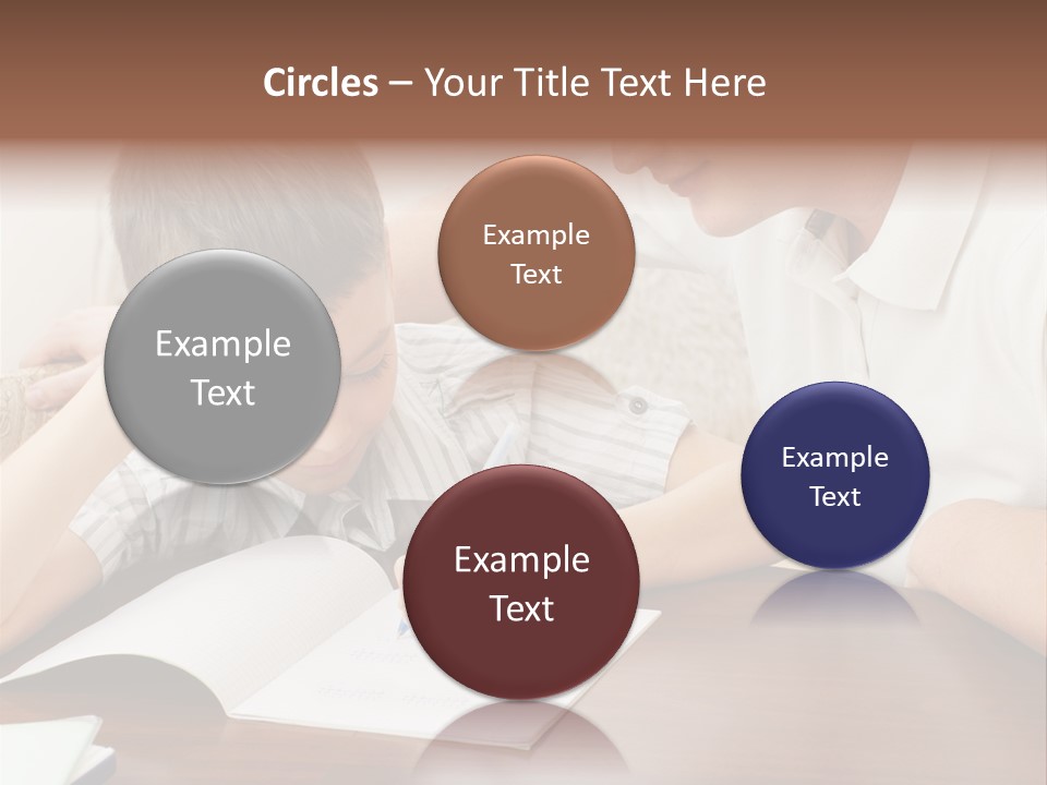 Men Happy Family PowerPoint Template