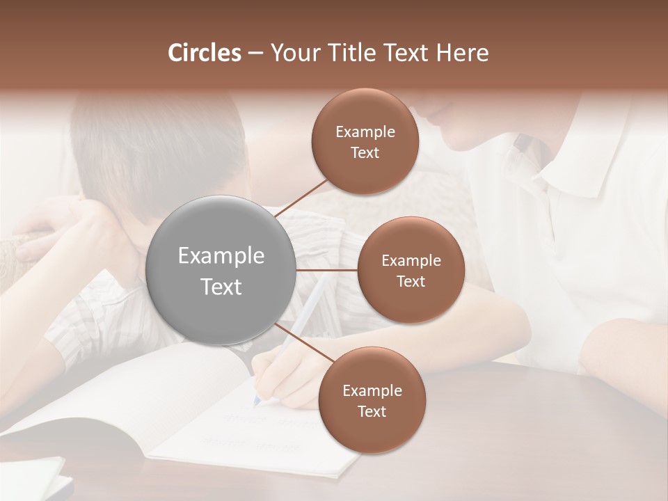 Men Happy Family PowerPoint Template