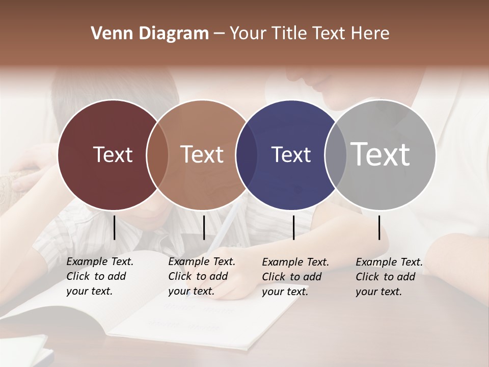 Men Happy Family PowerPoint Template
