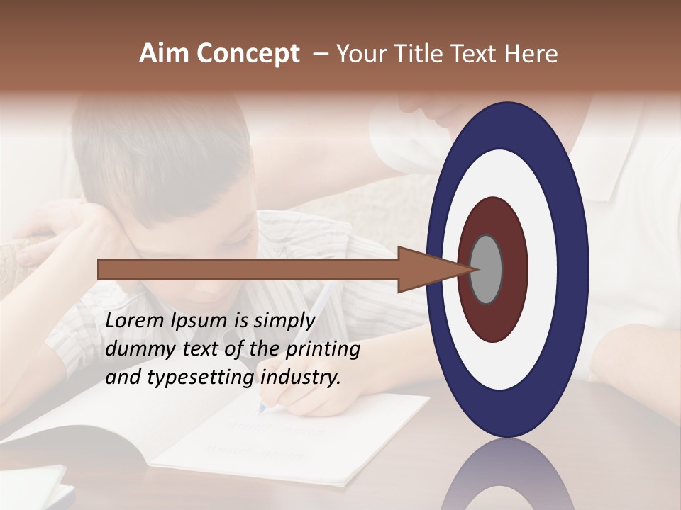 Men Happy Family PowerPoint Template