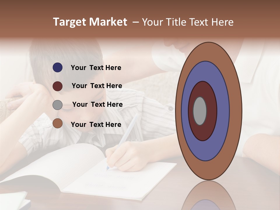 Men Happy Family PowerPoint Template