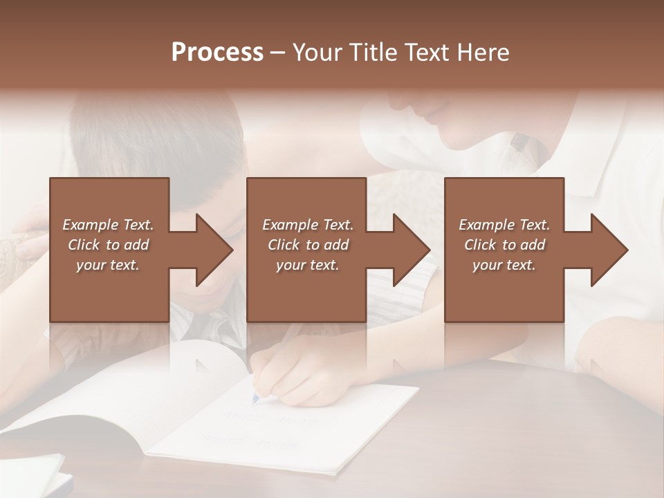 Men Happy Family PowerPoint Template