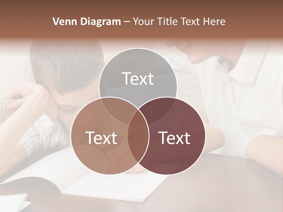 Men Happy Family PowerPoint Template