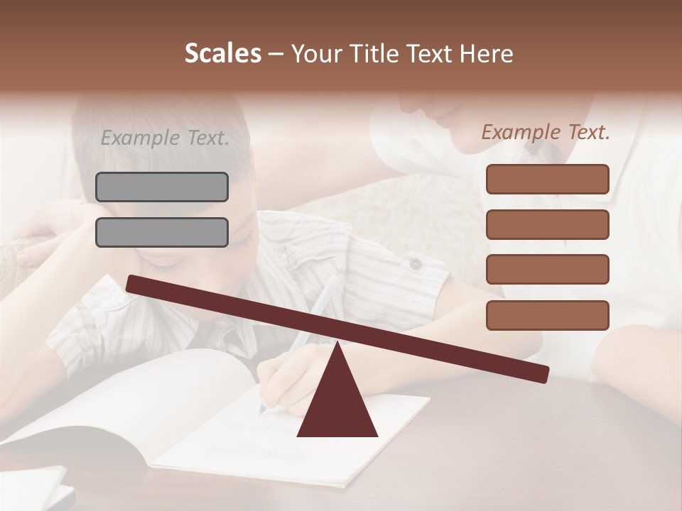 Men Happy Family PowerPoint Template