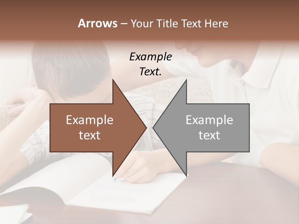 Men Happy Family PowerPoint Template