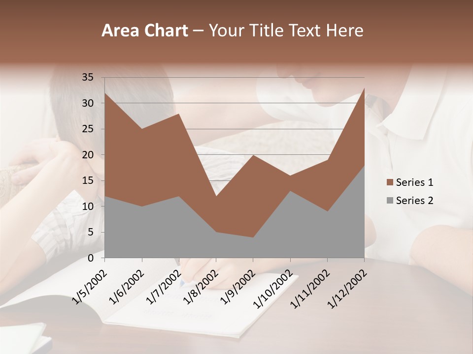 Men Happy Family PowerPoint Template