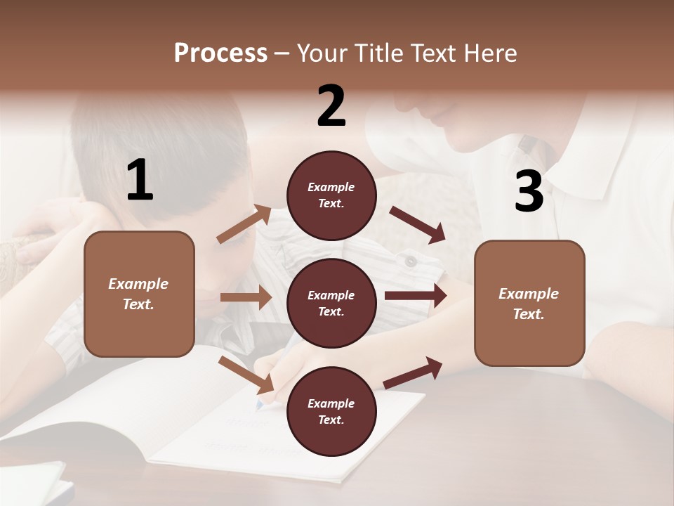 Men Happy Family PowerPoint Template