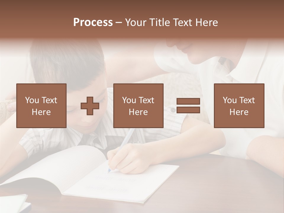 Men Happy Family PowerPoint Template