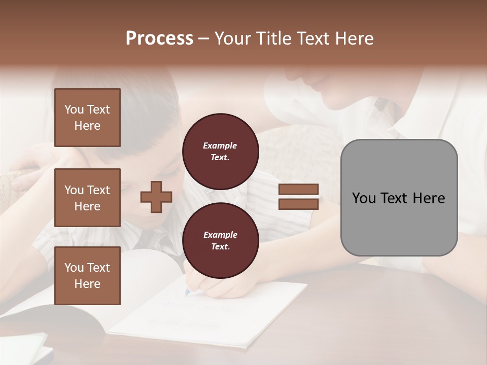 Men Happy Family PowerPoint Template