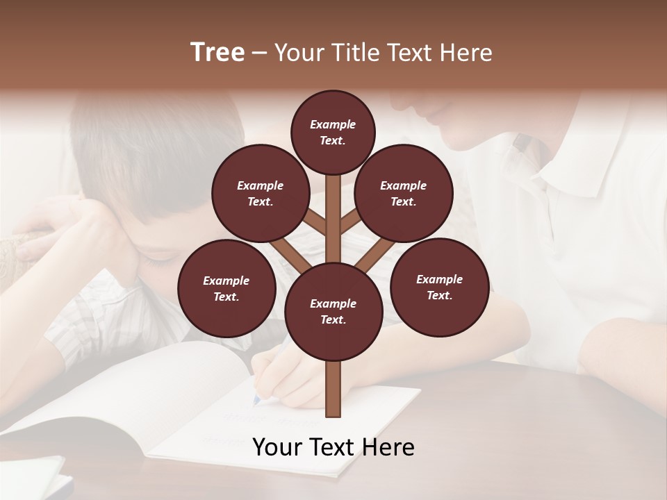 Men Happy Family PowerPoint Template