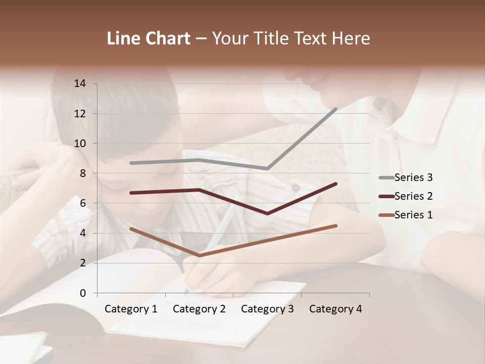 Men Happy Family PowerPoint Template