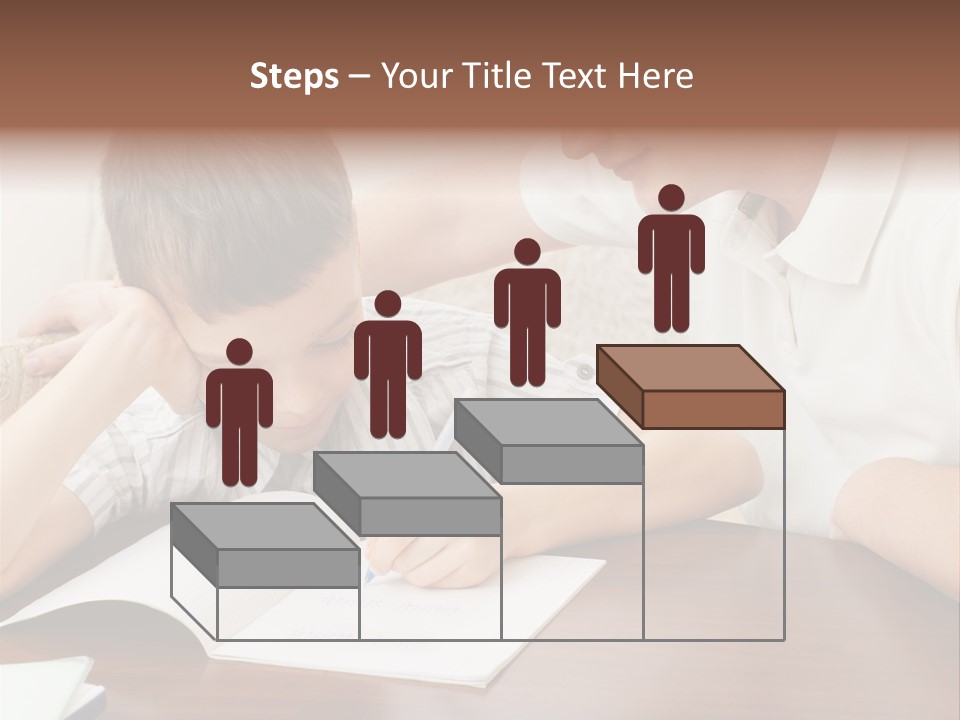 Men Happy Family PowerPoint Template