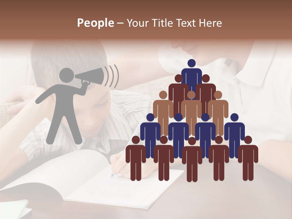 Men Happy Family PowerPoint Template