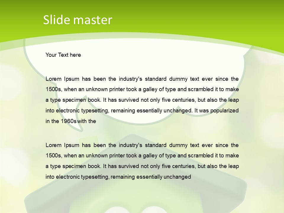 Eco Design Friendly PowerPoint Template