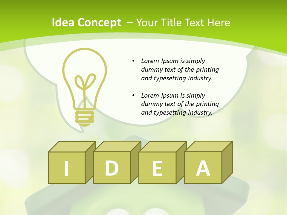 Eco Design Friendly PowerPoint Template