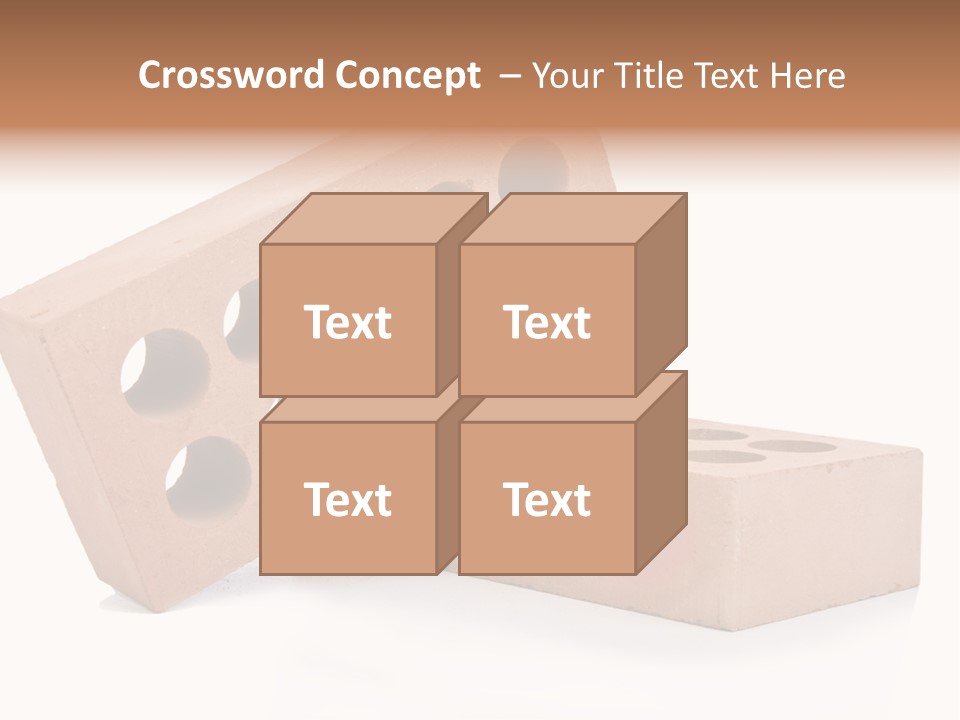 Textured Stone Brickwork PowerPoint Template