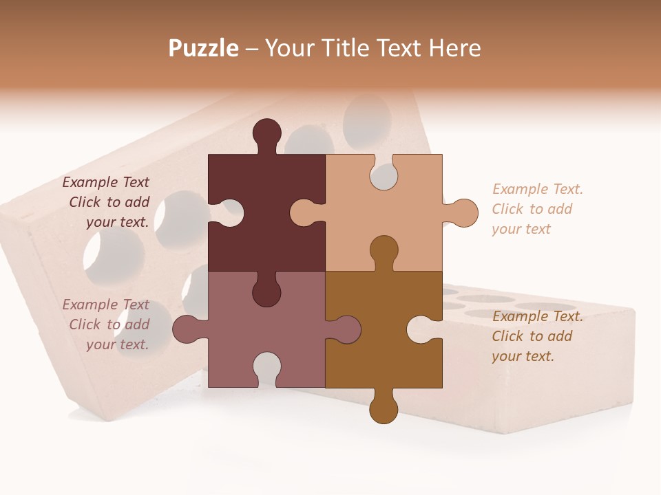 Textured Stone Brickwork PowerPoint Template