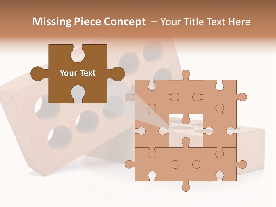 Textured Stone Brickwork PowerPoint Template