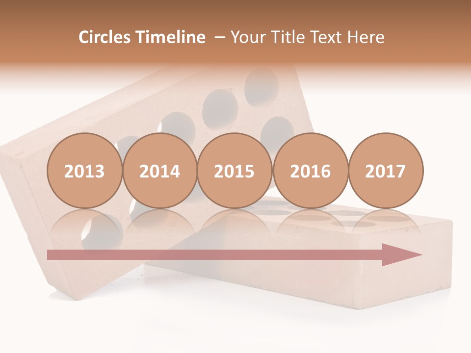 Textured Stone Brickwork PowerPoint Template