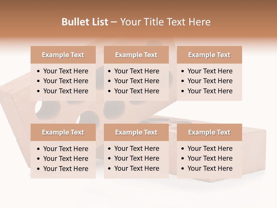 Textured Stone Brickwork PowerPoint Template