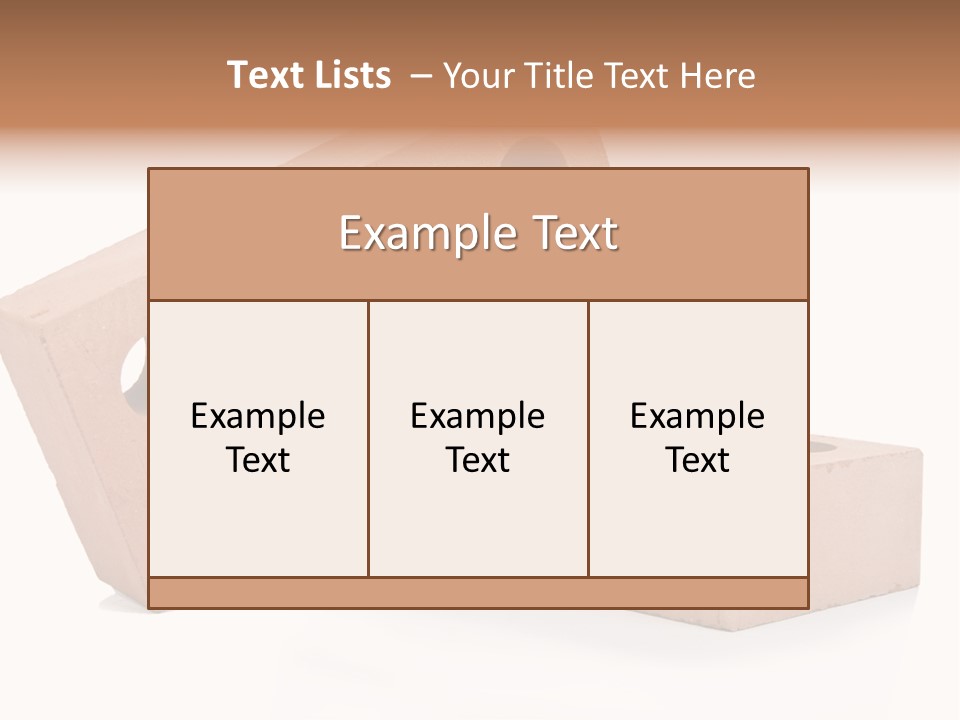 Textured Stone Brickwork PowerPoint Template