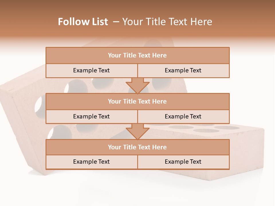 Textured Stone Brickwork PowerPoint Template