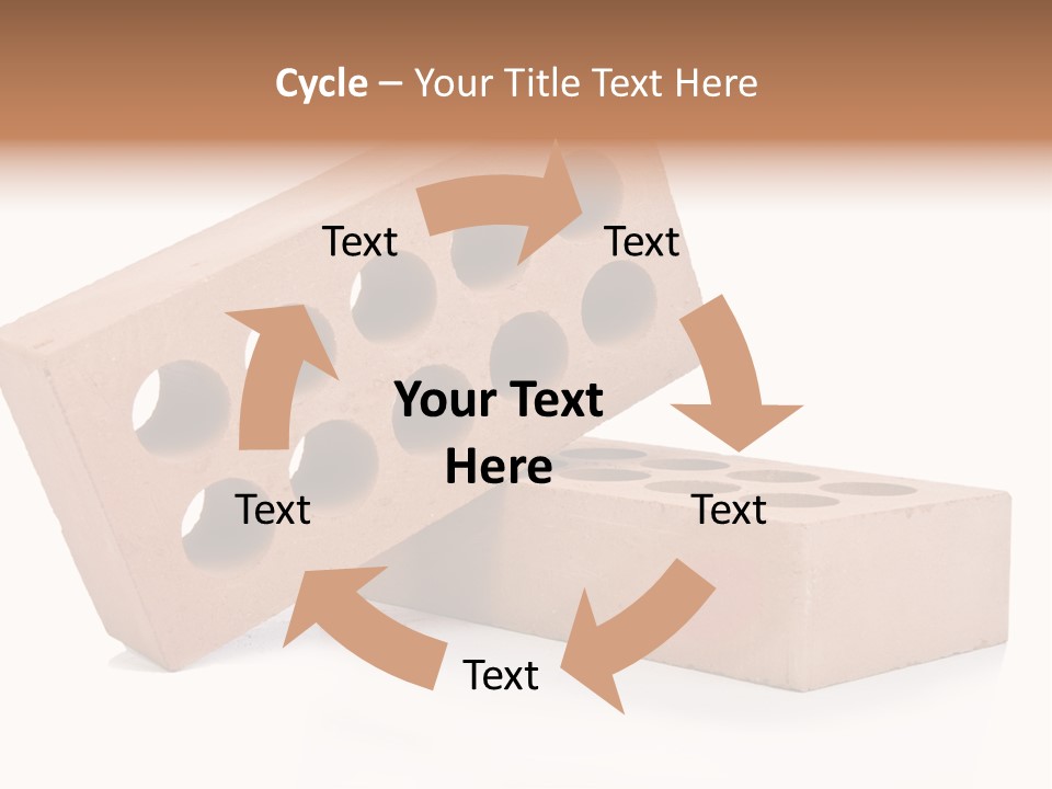 Textured Stone Brickwork PowerPoint Template