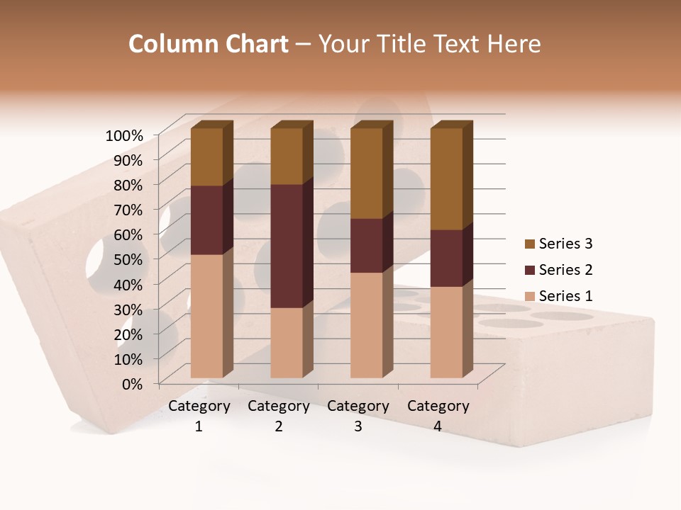 Textured Stone Brickwork PowerPoint Template