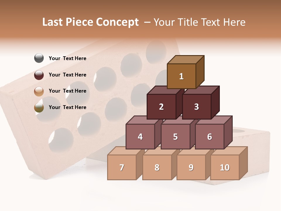 Textured Stone Brickwork PowerPoint Template