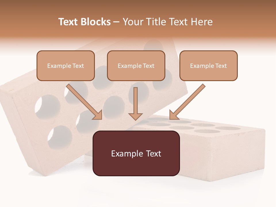 Textured Stone Brickwork PowerPoint Template