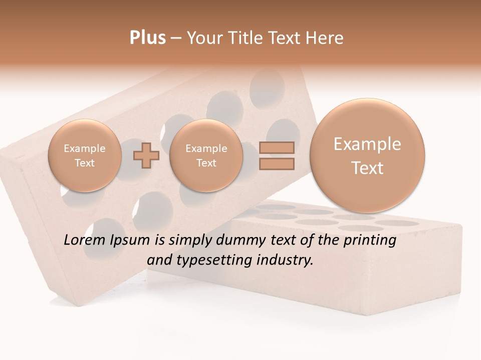 Textured Stone Brickwork PowerPoint Template