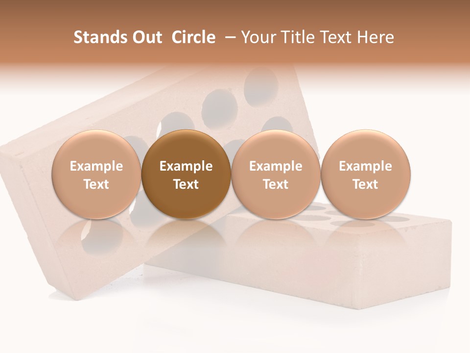 Textured Stone Brickwork PowerPoint Template