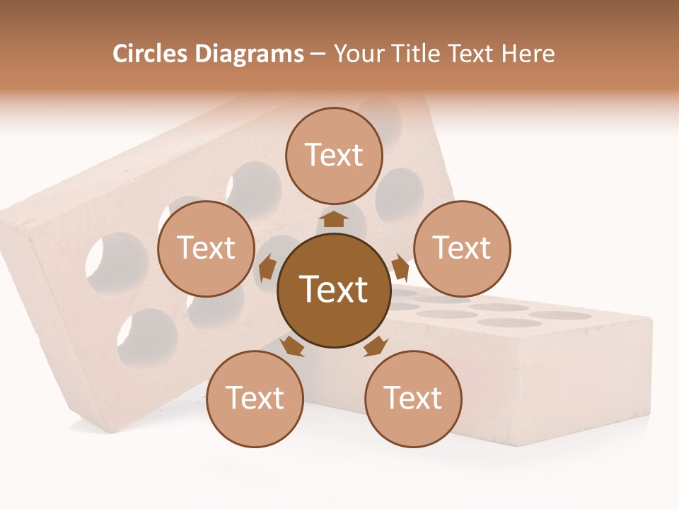 Textured Stone Brickwork PowerPoint Template