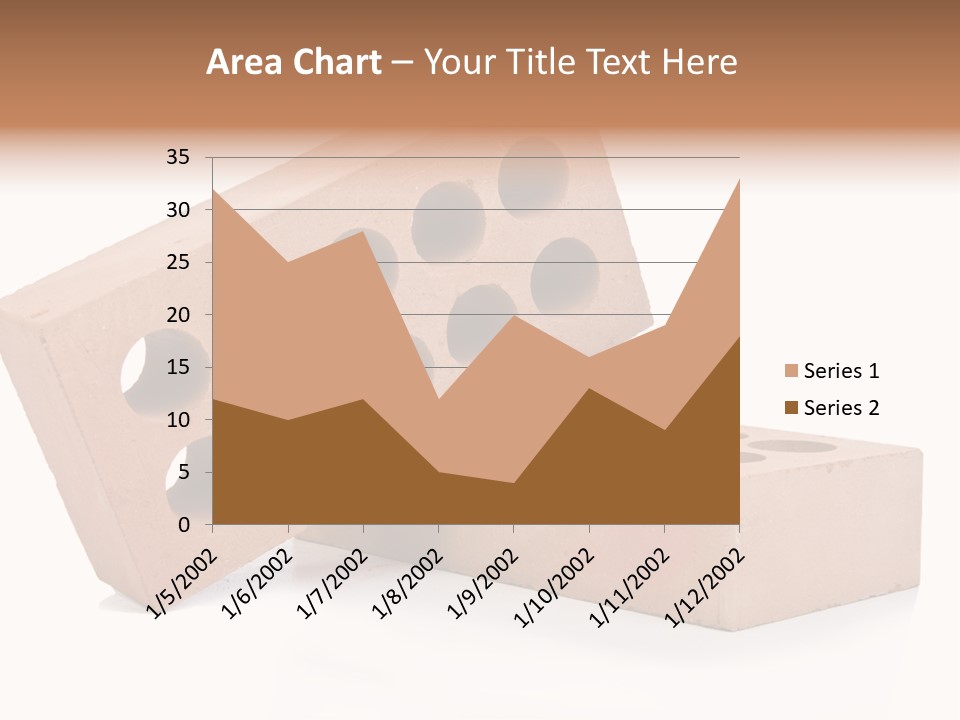 Textured Stone Brickwork PowerPoint Template