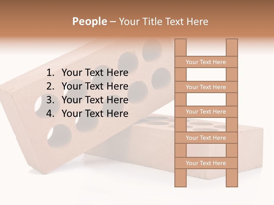 Textured Stone Brickwork PowerPoint Template