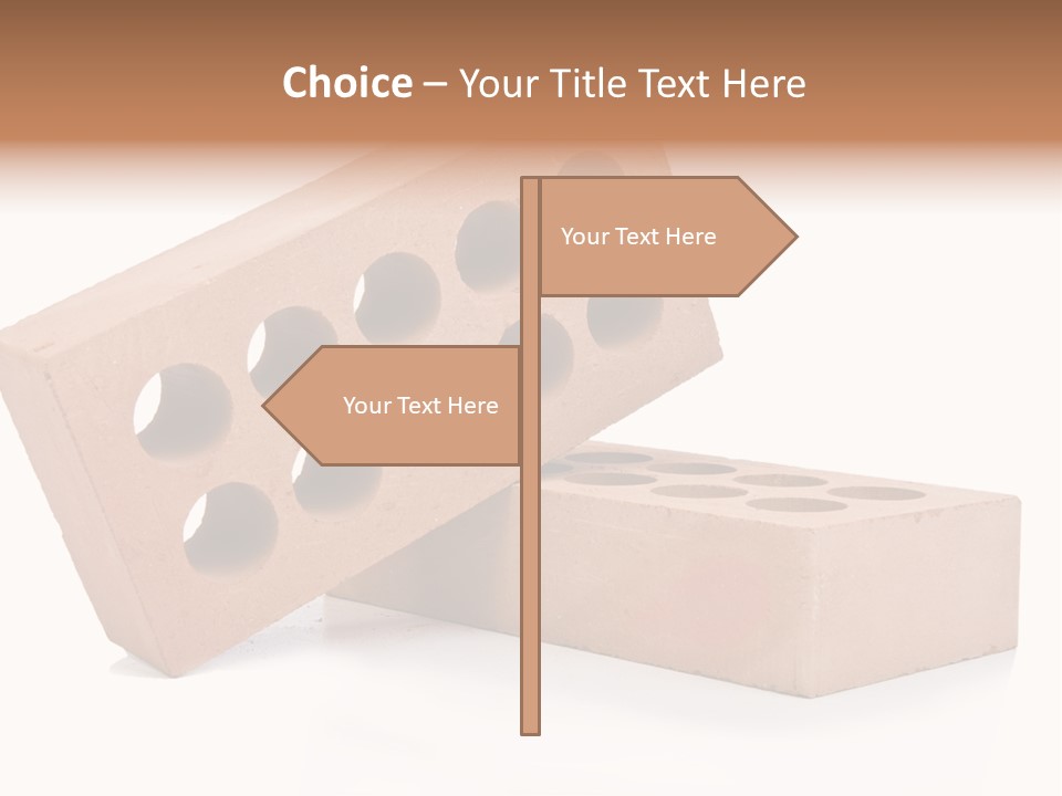 Textured Stone Brickwork PowerPoint Template