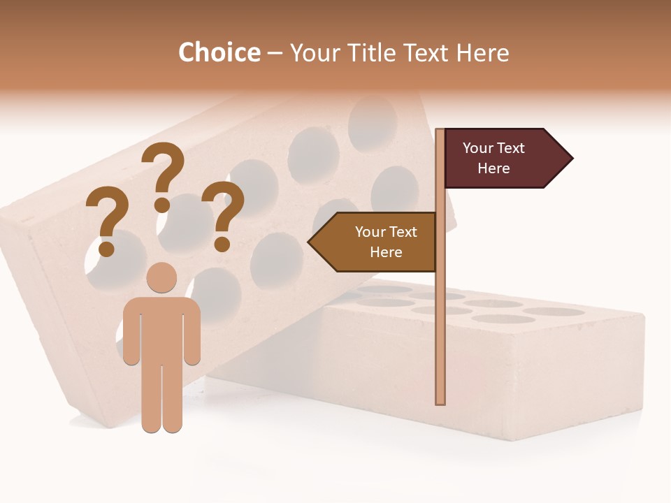 Textured Stone Brickwork PowerPoint Template